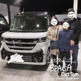 【ご納車】 2024.11.10　F様　スペーシアカスタム