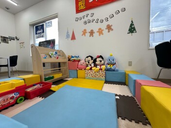 ママさんパパさんを少しでも助けたい！！　キッズスペースございます(^^♪