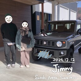 【ご納車】 2024.12.12　Y 様　ジムニー