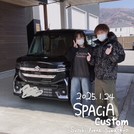 【ご納車】 2025.1.24　S 様　スペーシアカスタム