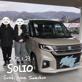 【ご納車】 2025.1.23　K 様　ソリオ
