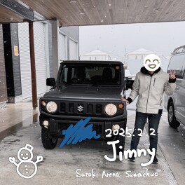 【ご納車】 2025.2.2　緑茶 様　ジムニー