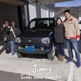 【ご納車】 2025.2.23　M様　ジムニー