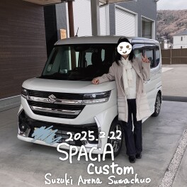 【ご納車】 2025.2.22　O様　スペーシアカスタム