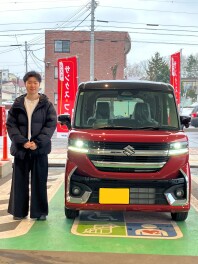 S様　スペーシアカスタムご納車おめでとうございます！