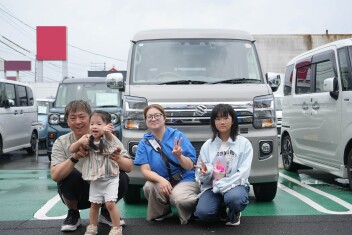 エブリィワゴンご納車おめでとうございます！