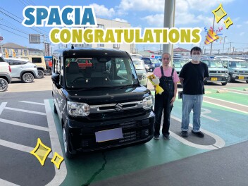 スペーシアご納車おめでとうございます！！