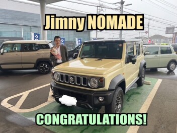ジムニーノマドご納車おめでとうございます！