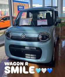 ワゴンＲスマイルの展示車が新しく入りました☆彡