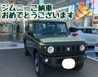 ジムニーご納車させていただきました☆