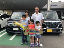 スペーシアカスタムご納車させていただきました！！