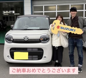 新型ワゴンＲスマイルをご納車しました！！