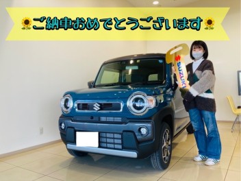 ☆彡ハスラーを納車いたしました☆彡