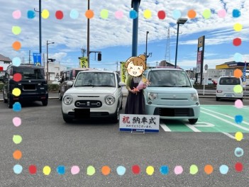 ご納車おめでとうございます！