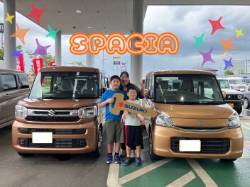 スペーシア納車しました☆彡