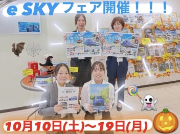 １１月１０日（土）～１９日（月）までe SKY誕生フェア開催！！！かえるプラン特別キャンペーンも実施中！！！
