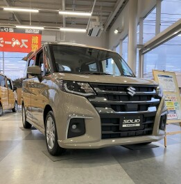 ソリオ展示しました！