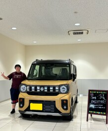 スペーシアギア納車させていただきました！