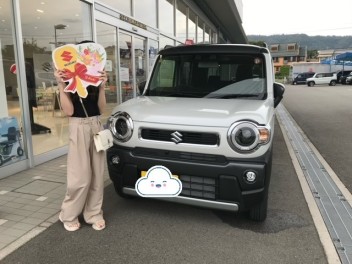 ハスラーを納車致しました☆彡