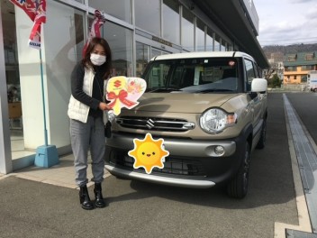 クロスビーを納車しました☆彡