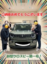 【納車】扇町第一号の新型クロスビー納車です！