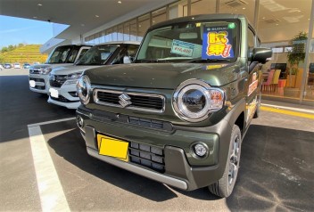 軽らしくない？！新型ハスラー！！