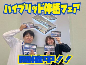 ハイブリッド体感フェア！　　７月３１日まで！