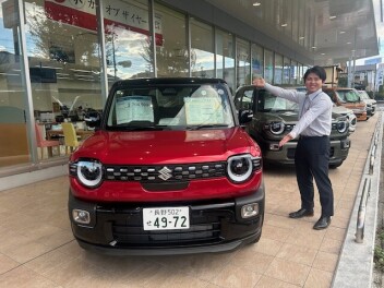 クロスビー試乗車が登場！