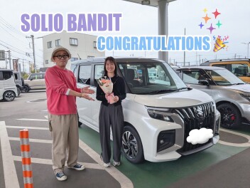 ソリオバンディットご納車おめでとうございます！