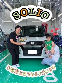 ソリオご納車です！！！