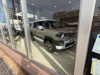 クロスビー展示中です！