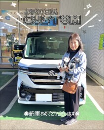 スペーシアカスタム納車されました！！