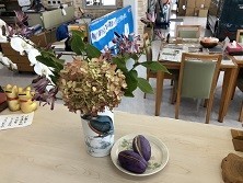 お客様より秋をいただきました
