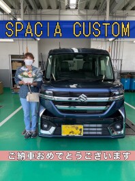 スペーシアカスタムご納車です！！