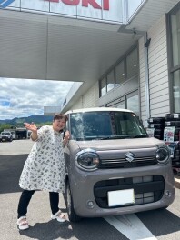 ワゴンＲスマイルご納車させていただきました！！