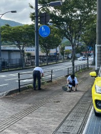 清掃活動しました！