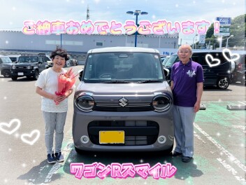 祝！ご納車おめでとうございます！！ワゴンＲスマイル♡