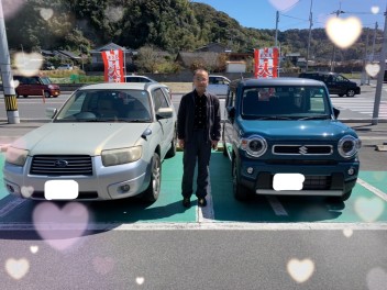 ご納車おめでとうございます。