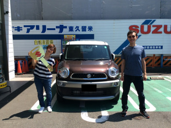 クロスビーご納車させて頂きました！！