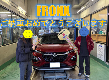 M様、フロンクスのご納車おめでとうございます！！