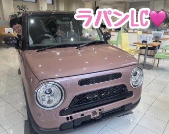 展示車ラパンLCが仲間入りしました！