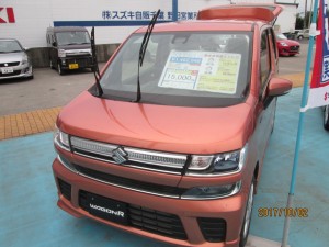 ワゴンＲ展示