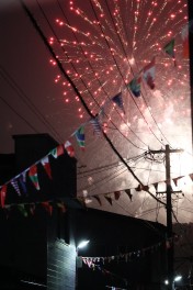 日田川開き観光祭の花火