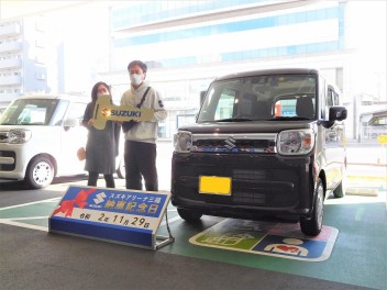 ☆★☆　T様、スペーシアご納車です！　☆★☆
