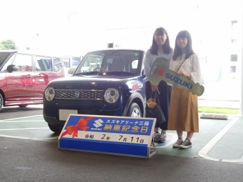 ☆★☆　K様、アルトラパンご納車です　☆★☆