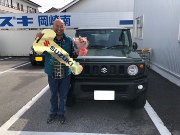 Ｗ様　ジムニーシエラご納車おめでとうございました！