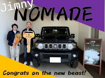 【ジムニーノマド】ご納車おめでとうございます＠もんま