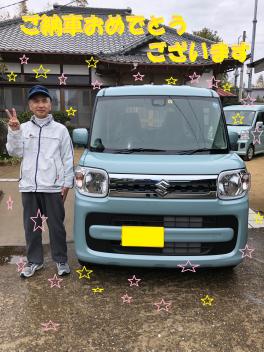 新型スペーシアご納車
