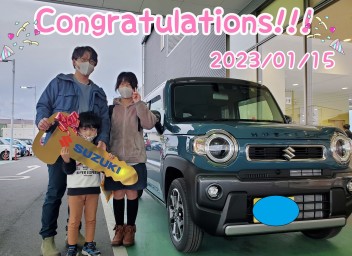 ！！！ハスラー納車式！！！