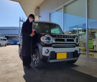 ハスラーご納車誠におめでとうございます